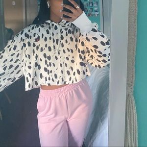 Champion cropped hoodie